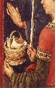 DARET, Jacques Altarpiece of the Virgin (detail) f oil